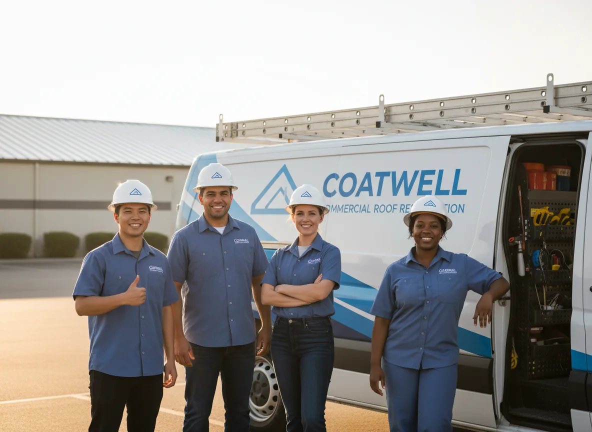 Commercial roof coating company in Tustin, MI